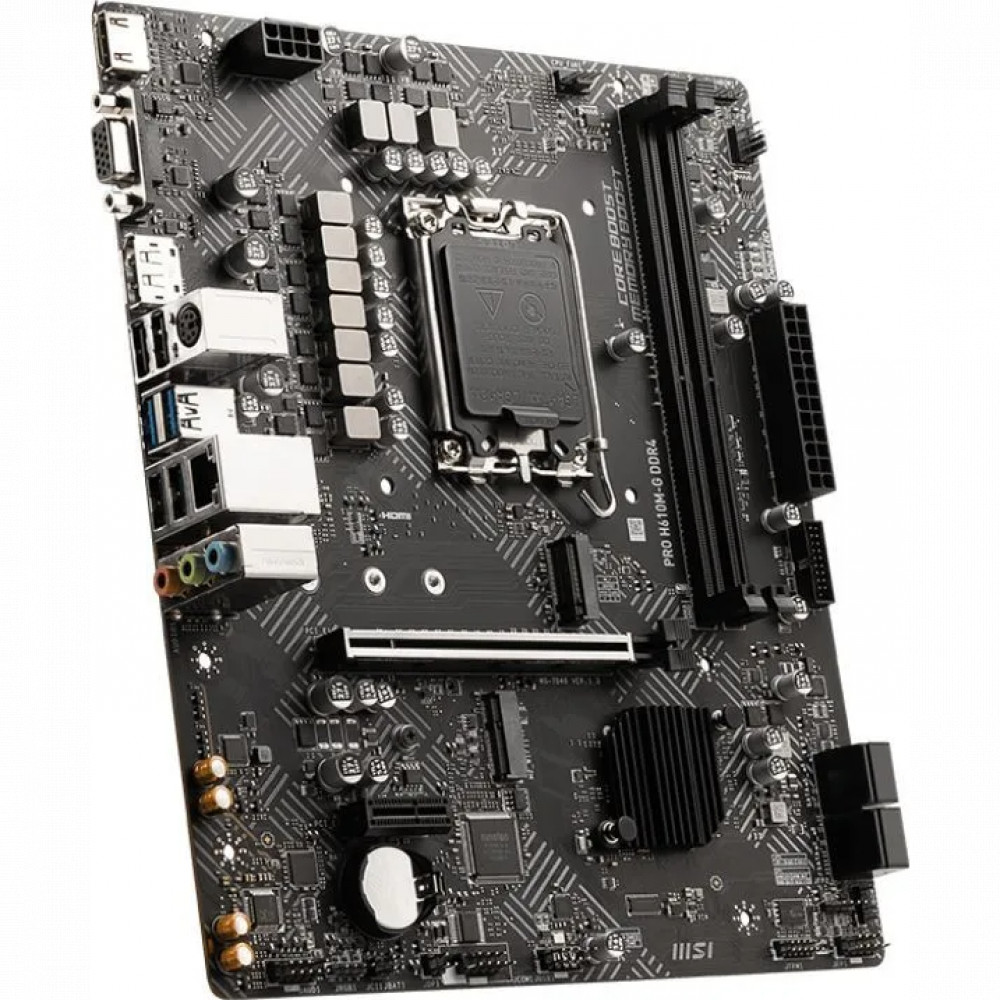 Материнская плата MSI PRO H610M-G Micro-ATX, LGA 1700 - миниатюра 2