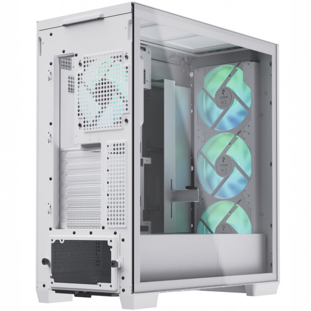 Корпус Aerocool Creator C1 White (APNX C1 WH) (C1-WH-v1) C1-WH-v1 / APCM-CR01043.21 Mid-Tower - миниатюра 9