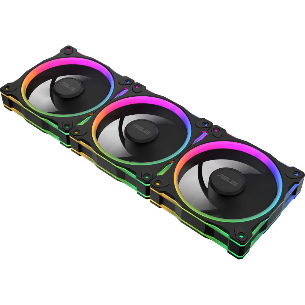 Система охлаждения Asus PRIME MR120 ARGB FAN BLACK 3IN1 PRIME MR120 FAN ARGB BLACK 3IN1 Для системного блока - миниатюра 2