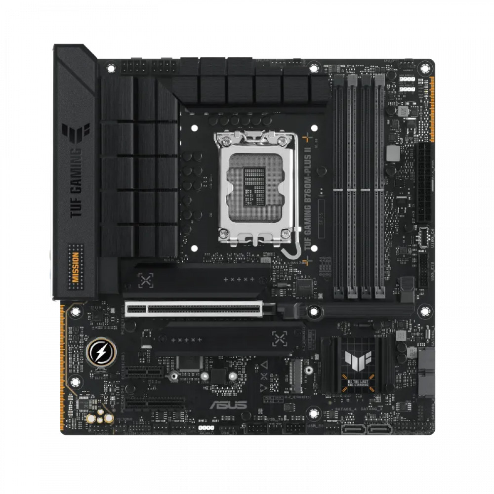 Материнская плата Asus TUF GAMING B760M-PLUS II Micro-ATX, LGA 1700 — фото товара