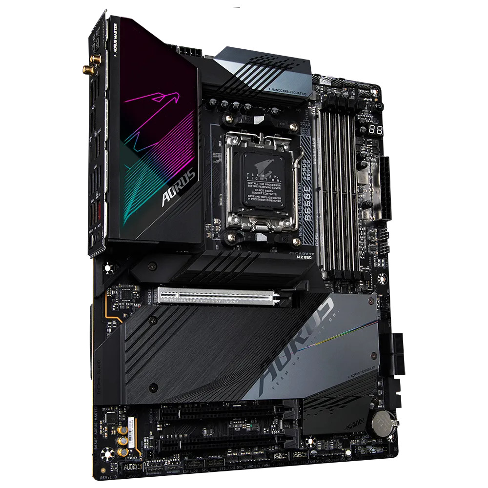 Материнская плата Gigabyte B650E AORUS MASTER ATX, AMD AM5 - миниатюра 2