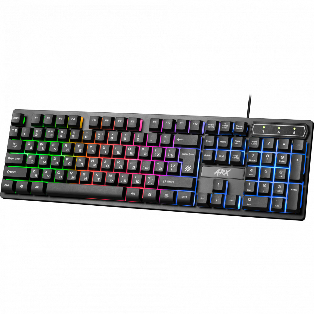Клавиатура Defender ARX GK-196L 45196 Проводная, USB - миниатюра 2