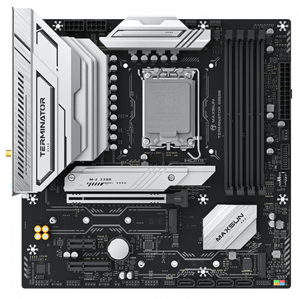 Материнская плата Maxsun Terminator B860M MS-Terminator B860M Micro-ATX, LGA 1851 — фото товара