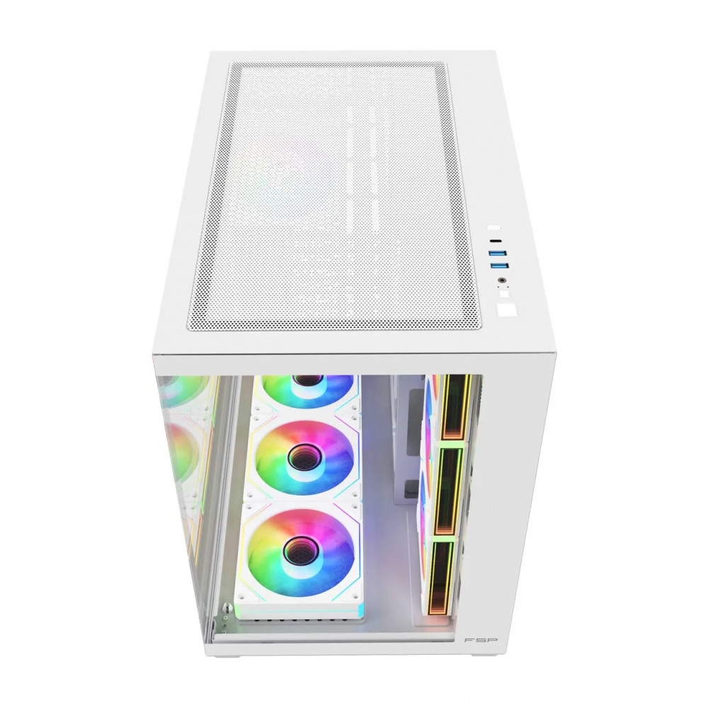 Корпус FSP M341 - White M341-WA Mid-Tower - миниатюра 3
