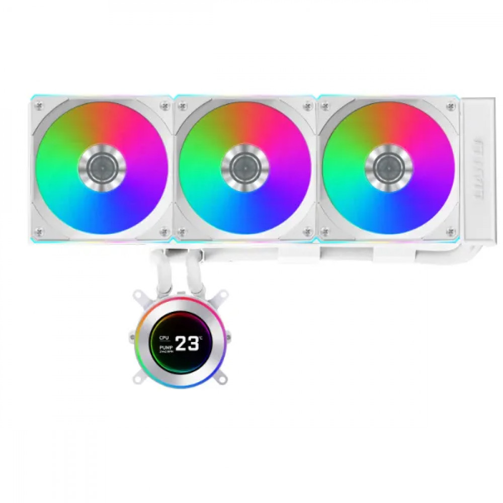 Система охлаждения Lian Li Hydroshift lI LCD-C 360CL White G89.GHS2LCD36RW.00 Для процессора — фото товара