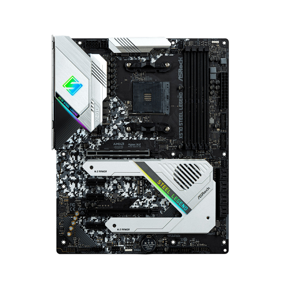 Материнская плата ASRock X570 Steel Legend X570STEELLEGEND ATX, AMD AM4 - миниатюра 2