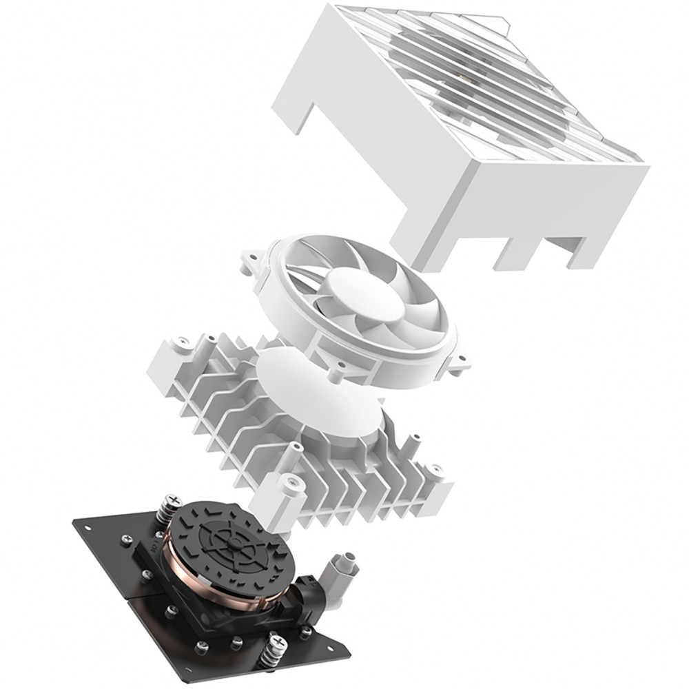 Система охлаждения ID-Cooling Dashflow 360 XT Lite White DASHFLOW 360 XT LITE WHITE Для процессора - миниатюра 3
