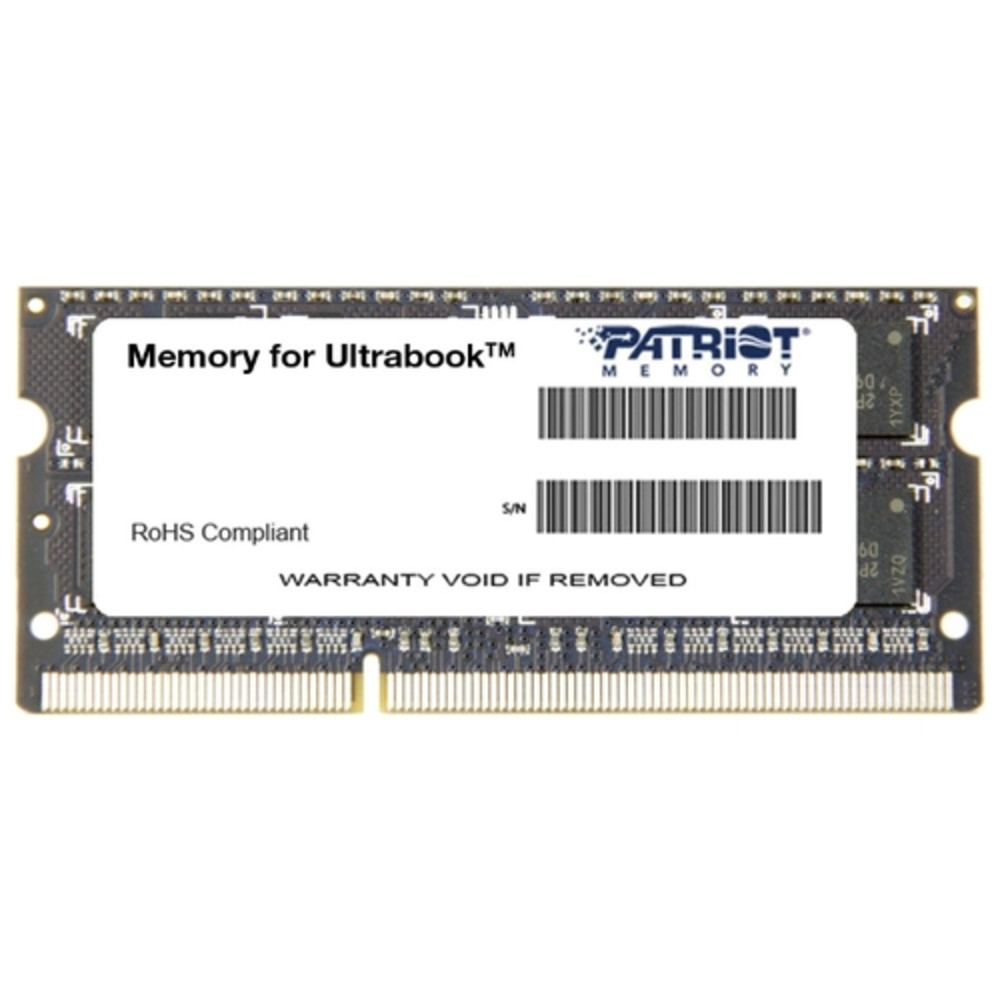 ОЗУ Patriot 8 Гб PSD38G1600L2S SO-DIMM, DDR3, 8 Гб, 1600 МГц — фото товара