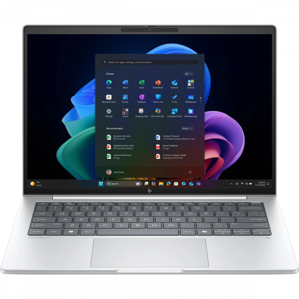 Ноутбук HP EliteBook 8 G1i 14 C15A6ET 14 ", WUXGA 1920x1200 (16:10), Intel, Core Ultra 7, 16 Гб, 512 ГБ, Intel Graphics, Windows 11 Pro - миниатюра 2