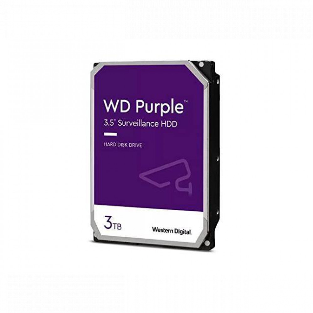 Жесткий диск Western Digital Purple Surveillance WD33PURZ HDD (классические), 3 ТБ, 3.5 дюйма, SATA — фото товара
