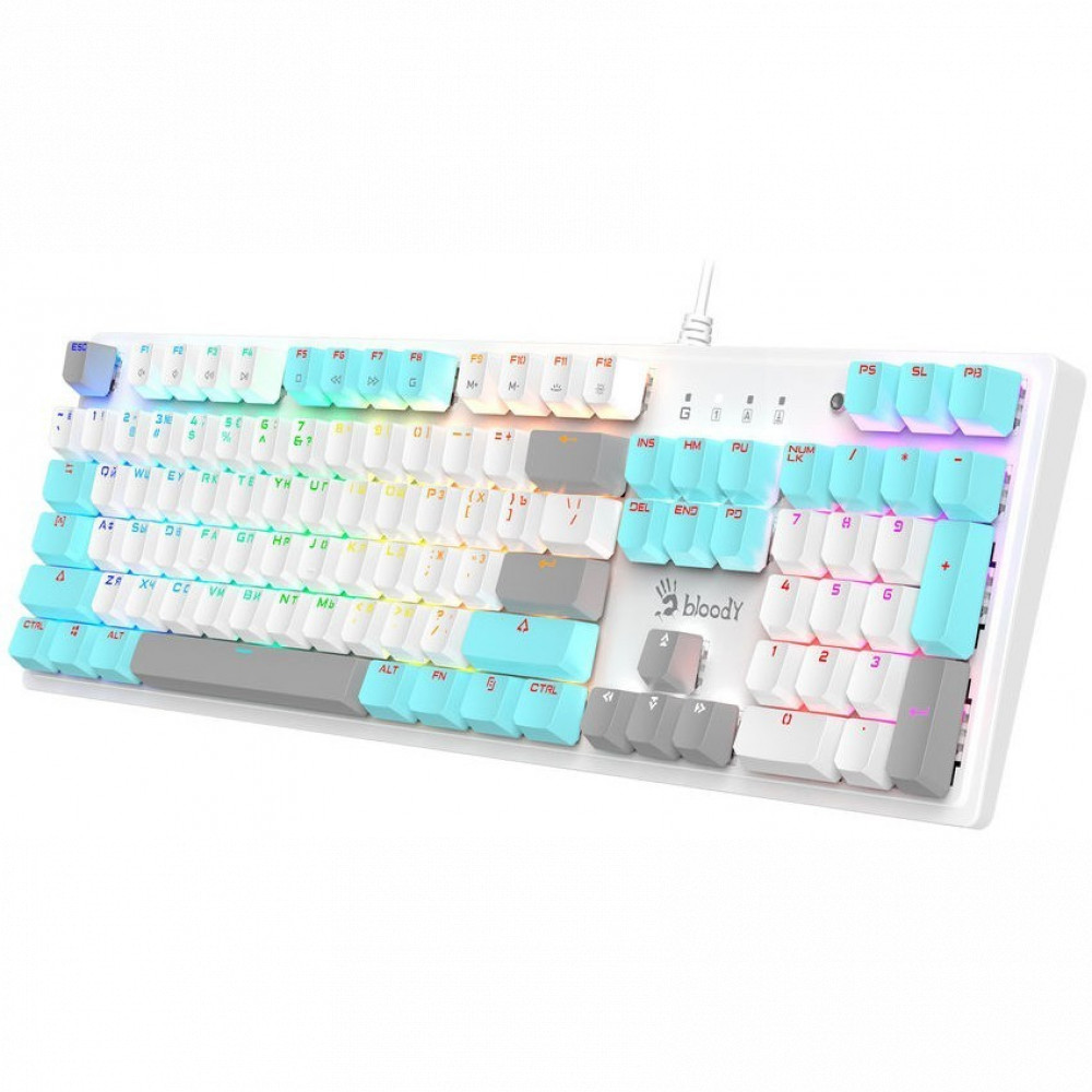 Клавиатура A4Tech S510N S510N (ICY WHITE ) Проводная, USB - миниатюра 3