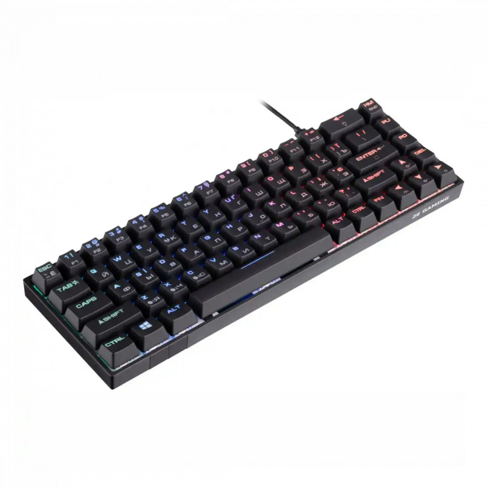Клавиатура 2E Gaming KG380 RGB 2E-KG380UBK-BR BROWN SWITCH Проводная, USB - миниатюра 2