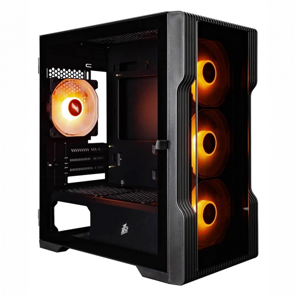Корпус 1STPLAYER TRILOBITE T3-G ARGB T3-G-BK-4F7 Mini-Tower — фото товара