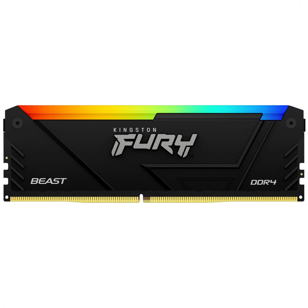 ОЗУ Kingston Fury Beast RGB KF432C16BB12A/16WP DIMM, DDR4, 16 Гб, 3200 МГц — фото товара