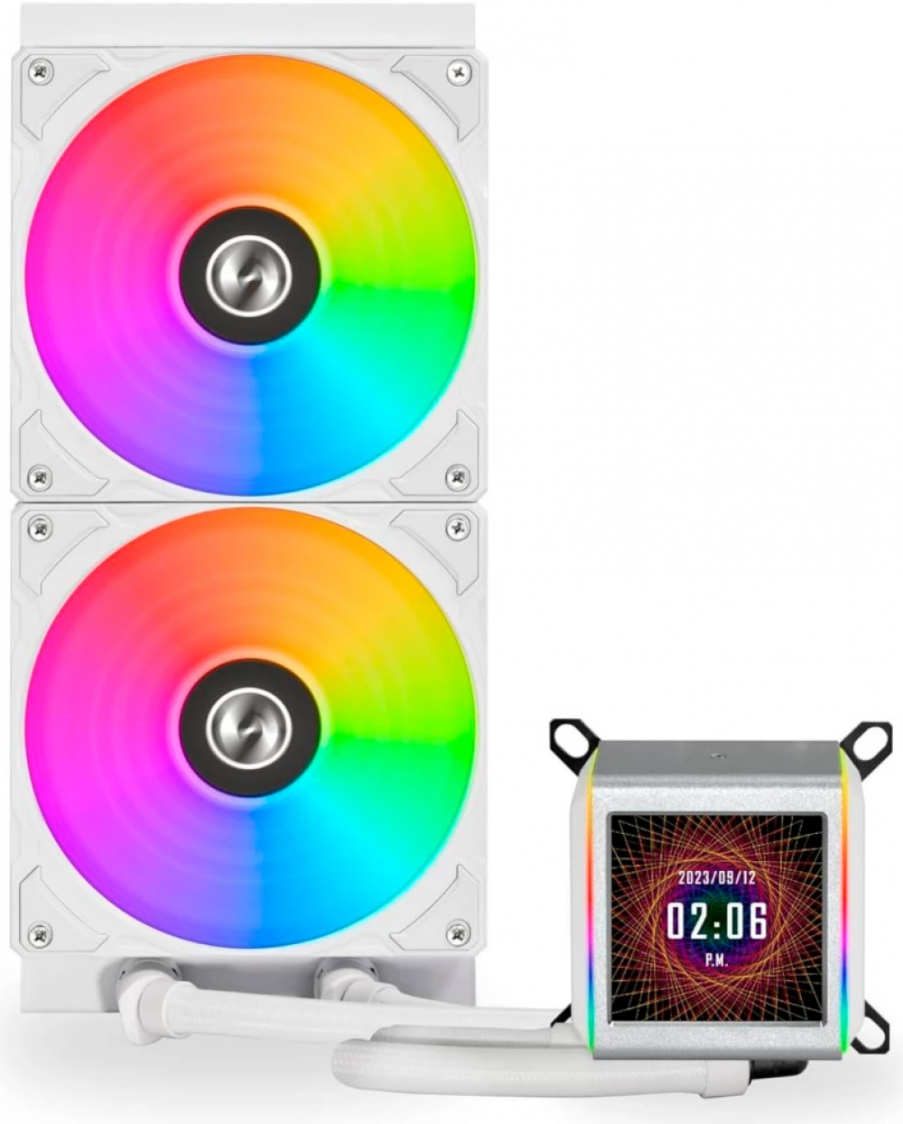 Система охлаждения Lian Li Galahad II LCD 280 White G89.GA2ALCD28W.00 Для процессора - миниатюра 2