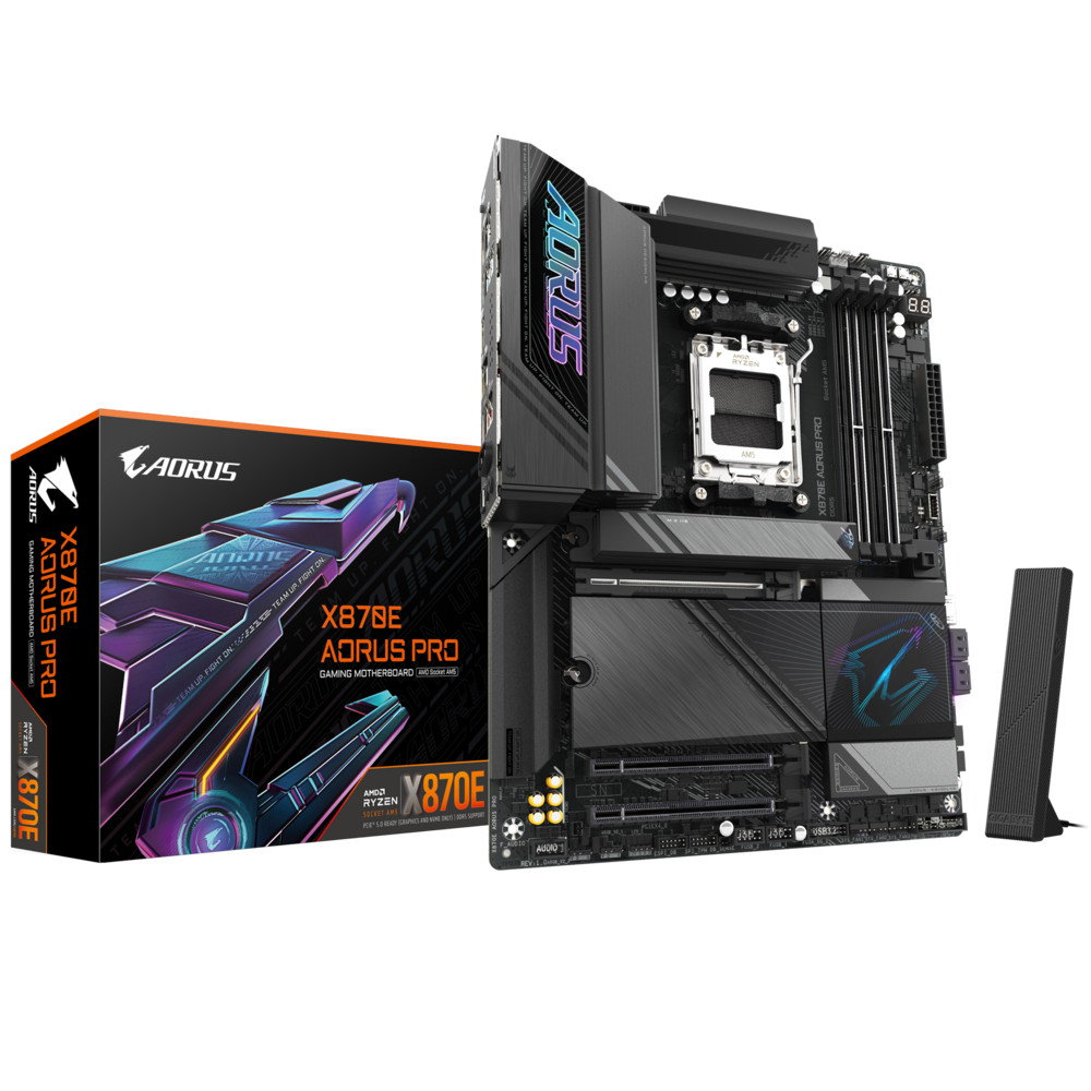 Материнская плата Gigabyte X870E A PRO X 1.0 ATX, AMD AM5 — фото товара