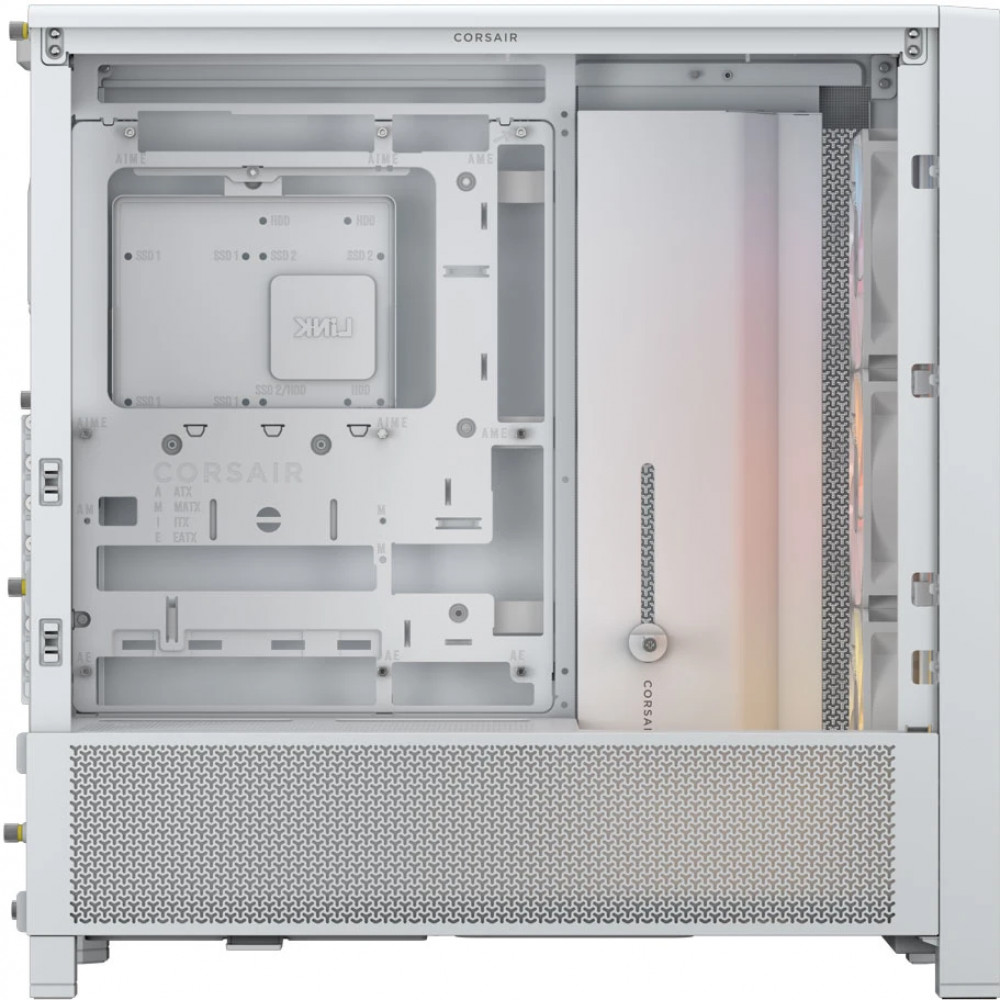 Корпус Corsair Frame 4000D RS ARGB White CC-9011297-WW Mid-Tower - миниатюра 4