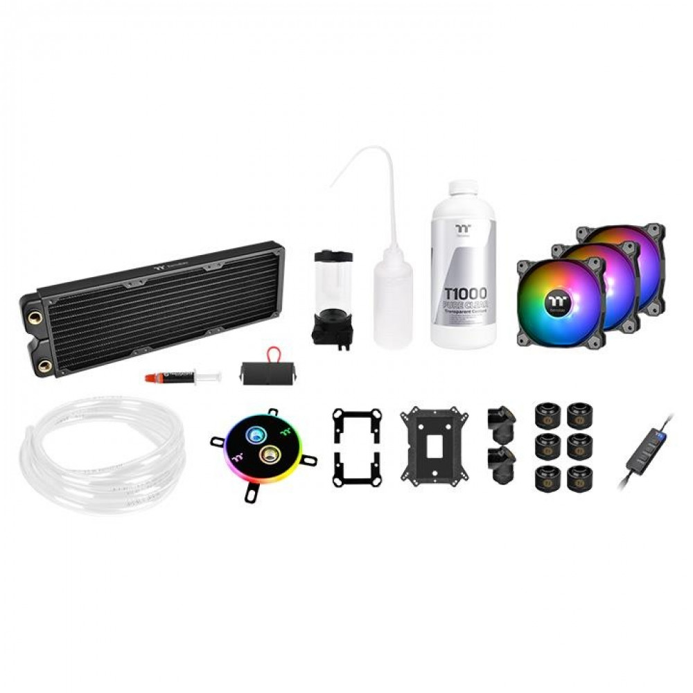 Система охлаждения Thermaltake Комплект для сборки СВО Pacific C360 Soft Tube CL-W253-CU12SW-A Для процессора — фото товара