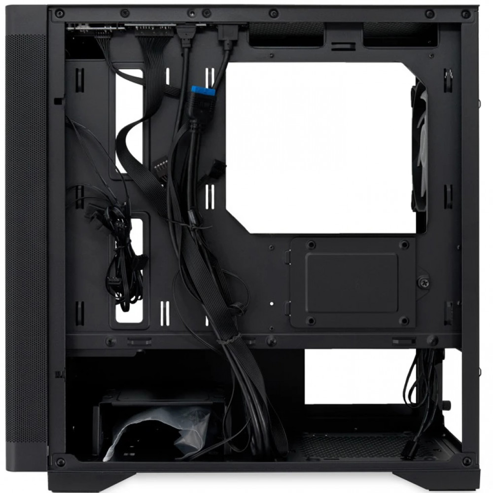 Корпус HSPD M320-TGBK-ARGB Black Mini-Tower - миниатюра 5