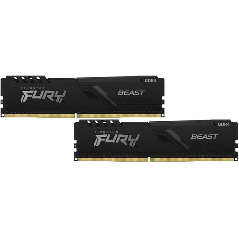 ОЗУ Kingston Fury Beast KF432C16BB1K2/32WP DIMM, DDR4, 32 Гб (2 х 16 Гб), 3200 МГц — фото товара