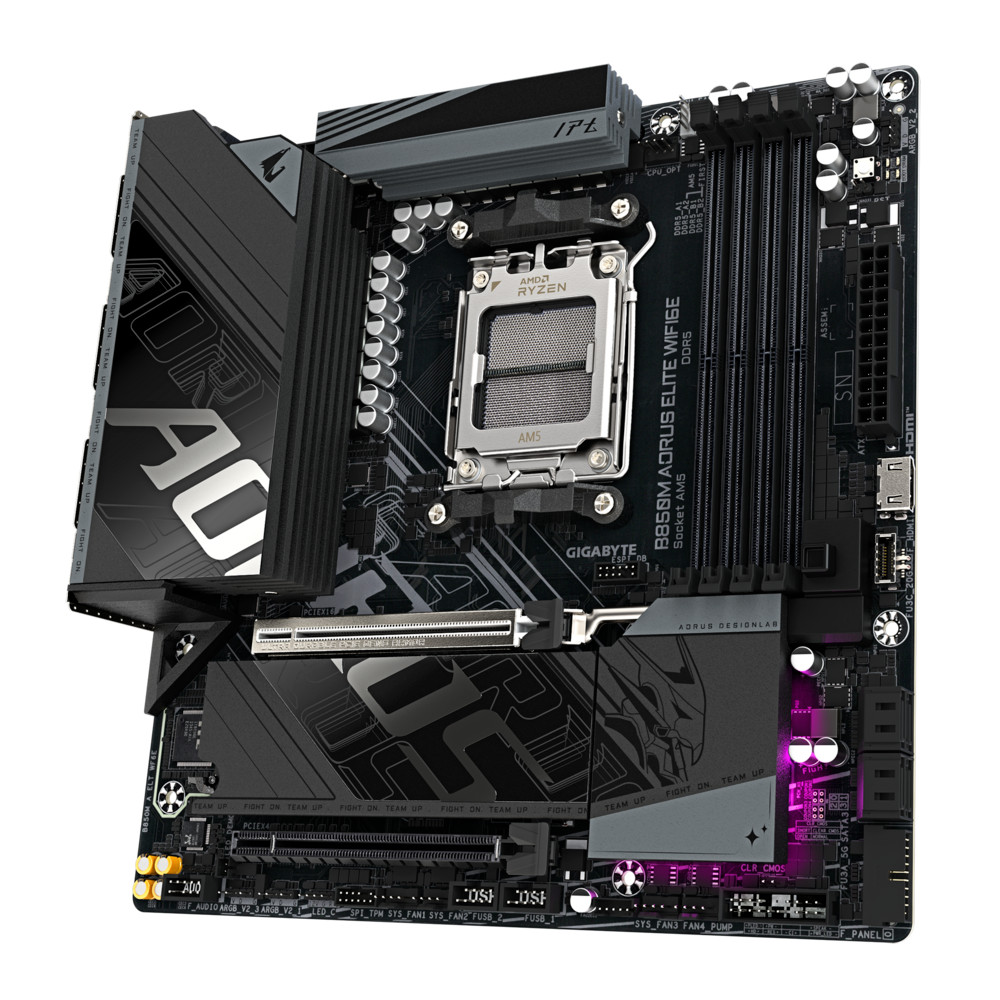 Материнская плата Gigabyte B850M A ELT WF6E Micro-ATX, AMD AM5 - миниатюра 2