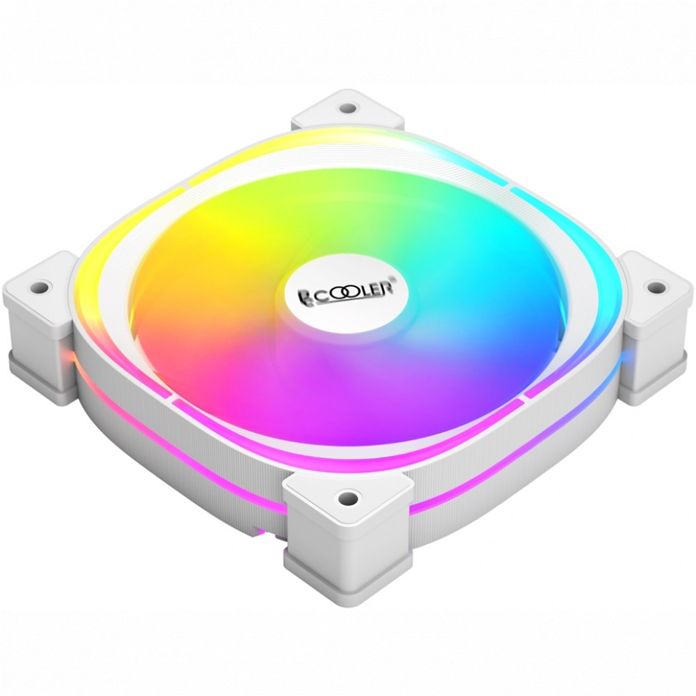 Система охлаждения PCcooler EF120 ARGB 120х120x25 белый F3-L120WHAM1-GL Для системного блока - миниатюра 3