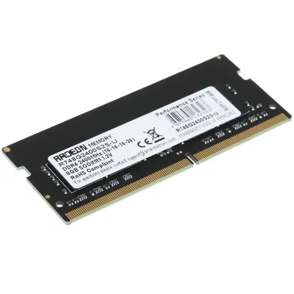 ОЗУ AMD Radeon R7 R748G2400S2S-U SO-DIMM, DDR4, 8 Гб, 2400 МГц - миниатюра 3