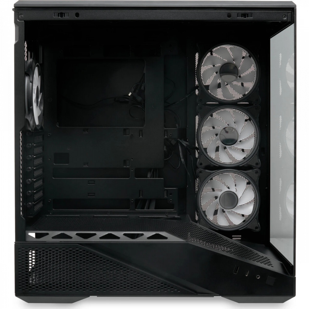 Корпус HSPD F711-TGBK-ARGB Black F711-TGBK- ARGB Mid-Tower - миниатюра 4