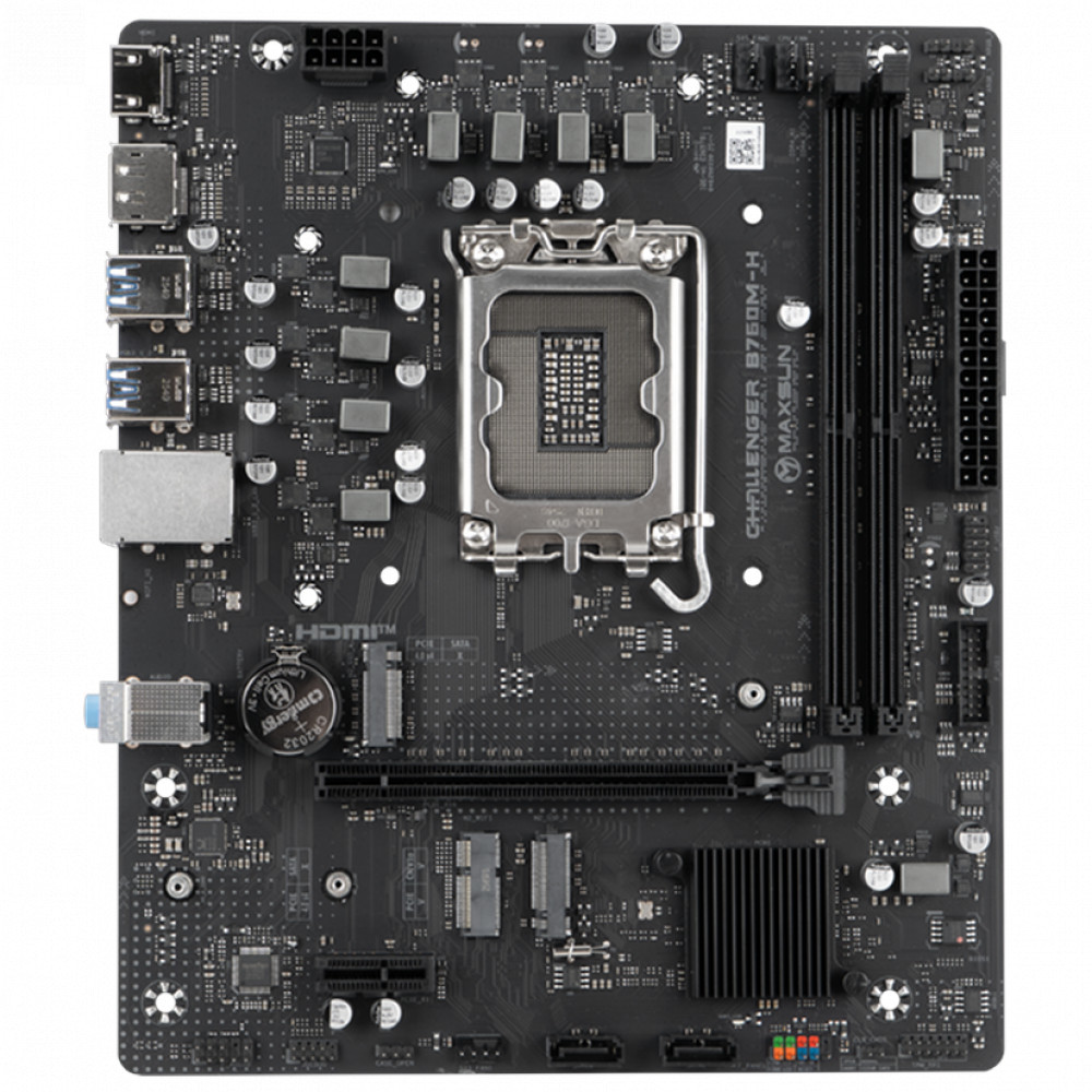 Материнская плата Maxsun Challenger B760M-H WIFI MS-Challenger B760M-H Micro-ATX, LGA 1700 — фото товара