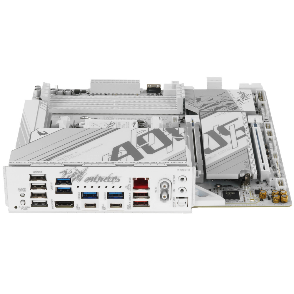 Материнская плата Gigabyte X870M AORUS ELITE WIFI7 ICE Micro-ATX, AMD AM5 - миниатюра 2