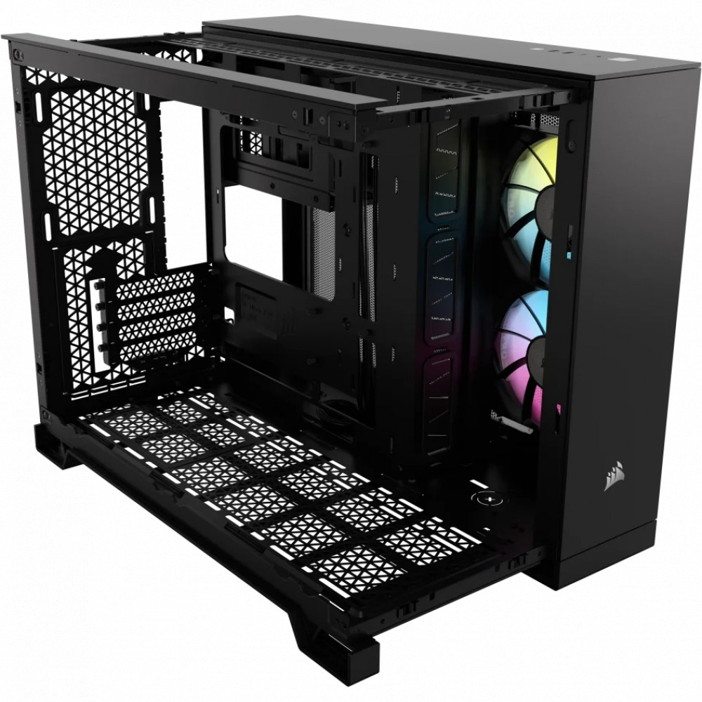 Корпус Corsair iCUE Link 2500X RGB Black CC-9011267-WW Mini-Tower - миниатюра 2