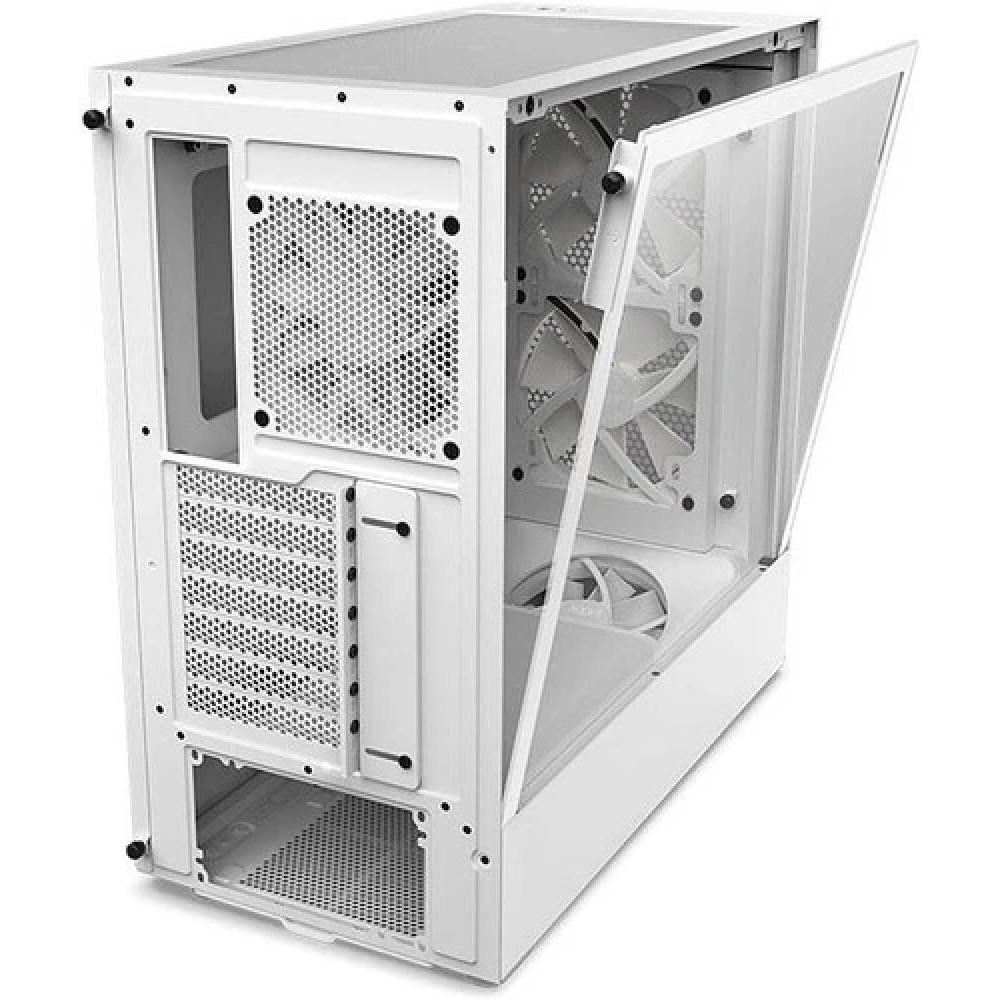 Корпус NZXT H5 Flow RGB White CC-H51FW-R1 Mid-Tower - миниатюра 3