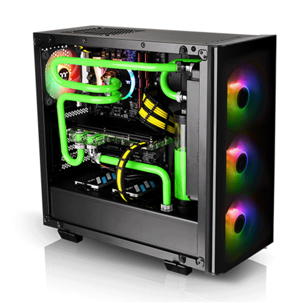 Корпус Thermaltake View 21 TG RGB Plus CA-1I3-00M1WN-05 - миниатюра 2