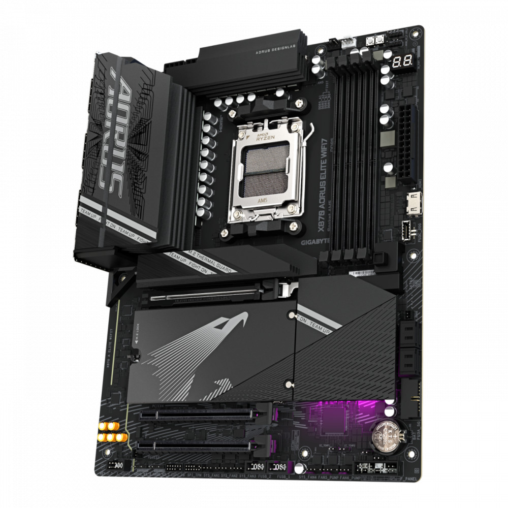 Материнская плата Gigabyte X870 A ELITE WIFI7 ATX, AMD AM5 - миниатюра 3