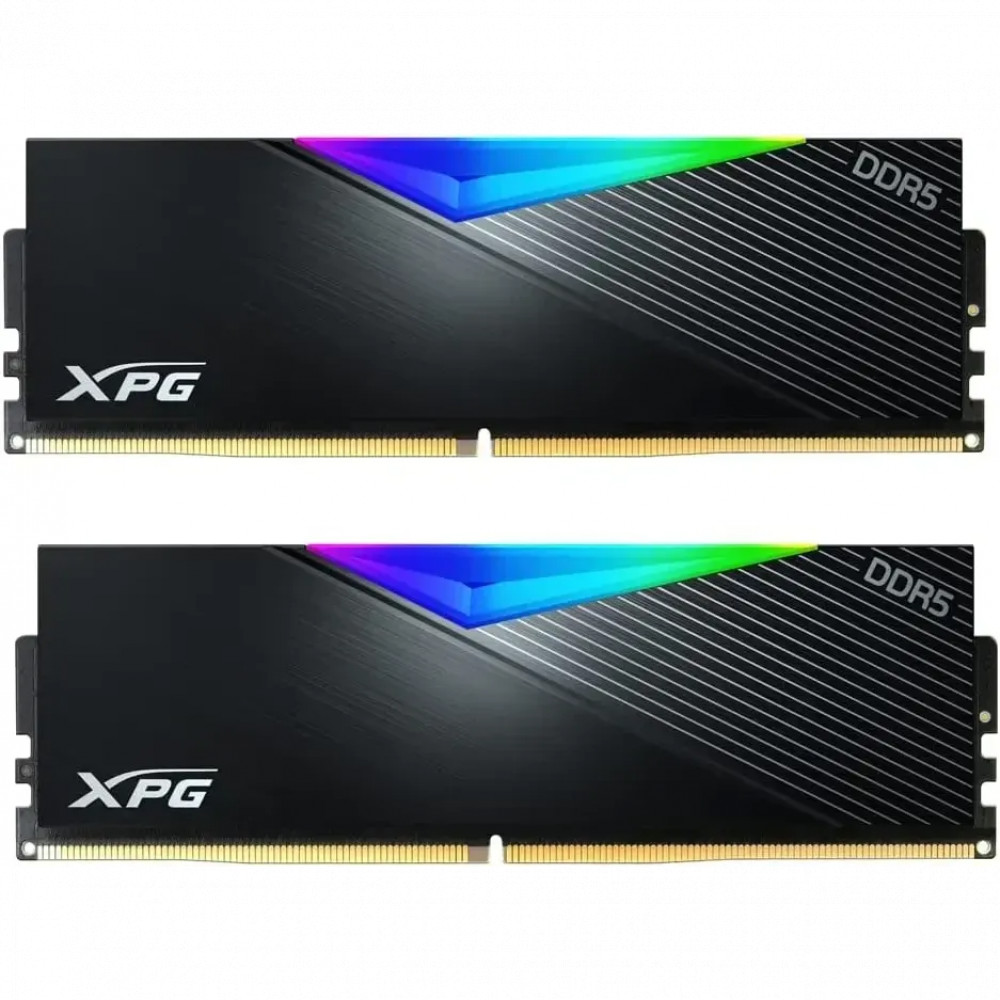 ОЗУ ADATA XPG Lancer RGB AX5U6400C3232G-DCLARBK DIMM, DDR5, 64 Гб (2 х 32 Гб), 6400 МГц — фото товара
