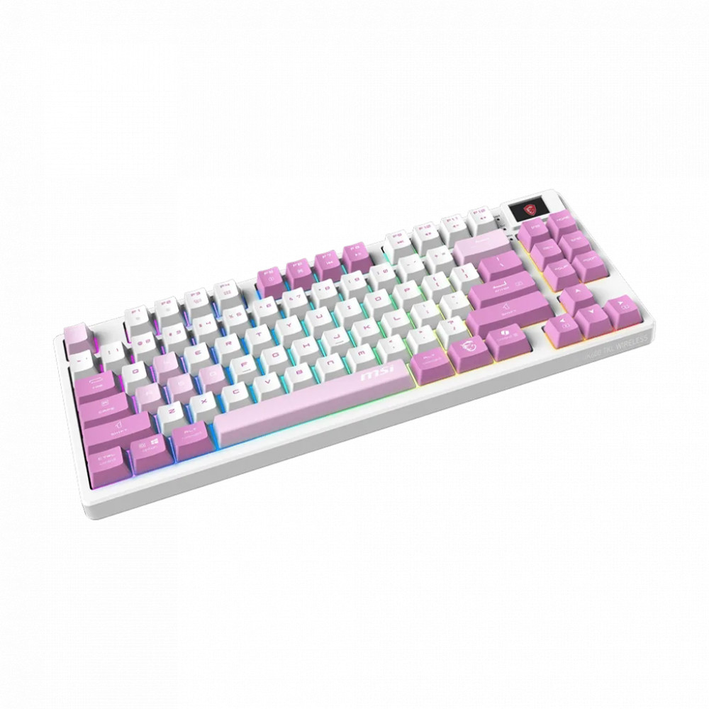 Клавиатура MSI FORGE GK600 TKL W VIOLET RU Беспроводная, USB - миниатюра 2