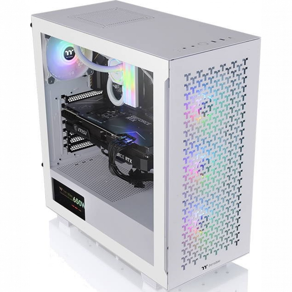 Корпус Thermaltake V350 TG ARGB Air Snow CA-1S3-00M6WN-03 Mid-Tower - миниатюра 3