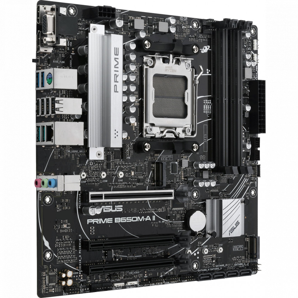 Материнская плата Asus PRIME B650M-A II Micro-ATX, AMD AM5 - миниатюра 5