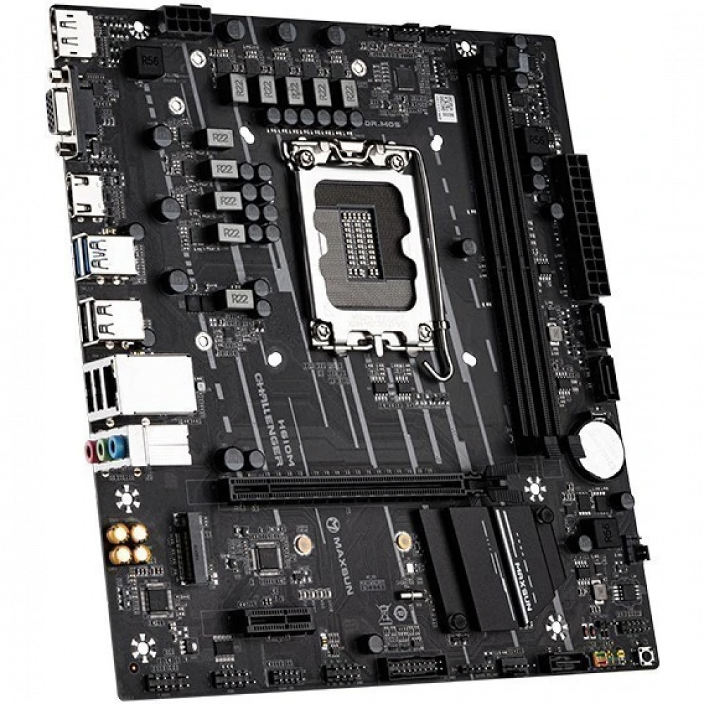 Материнская плата Maxsun Challenger H610M MS-Challenger H610M Micro-ATX, LGA 1700 — фото товара