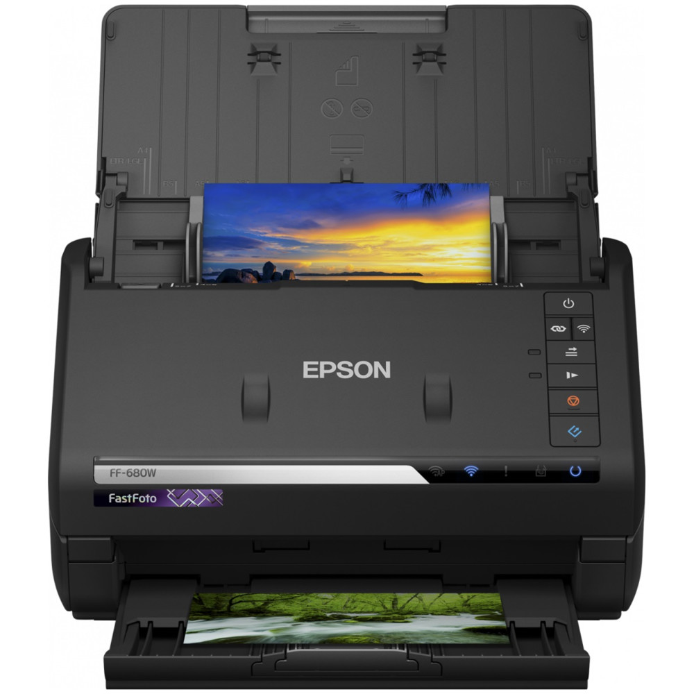Протяжный сканер Epson FF-680W B11B237401 A4, CIS - миниатюра 2