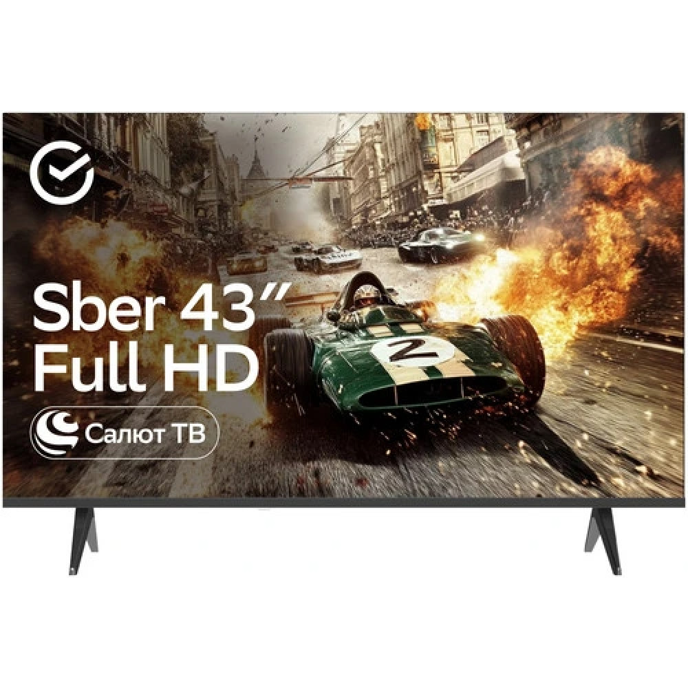 Телевизор Kuppersberg Sber SDX-43F2124 43 ", Smart TV, Черный — фото товара