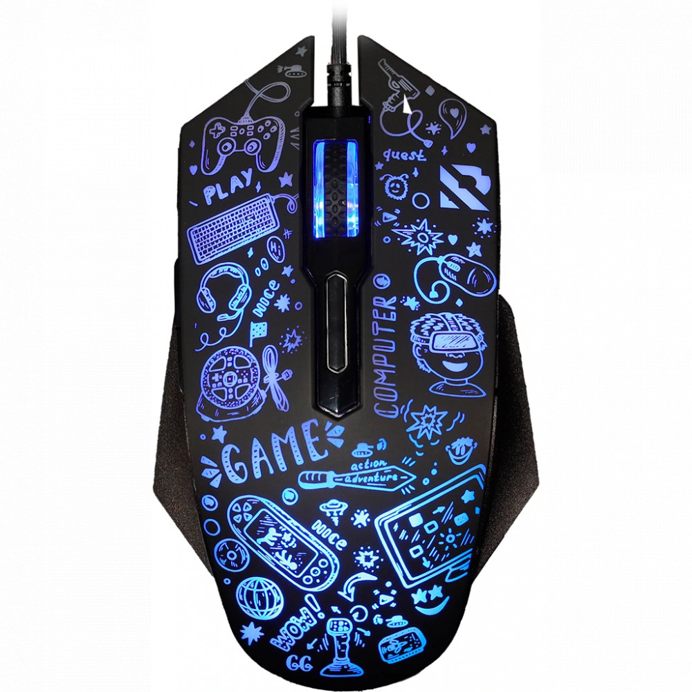 Мышь SmartBuy RUSH X15 Black SBM-745G-K Игровые, Проводная — фото товара