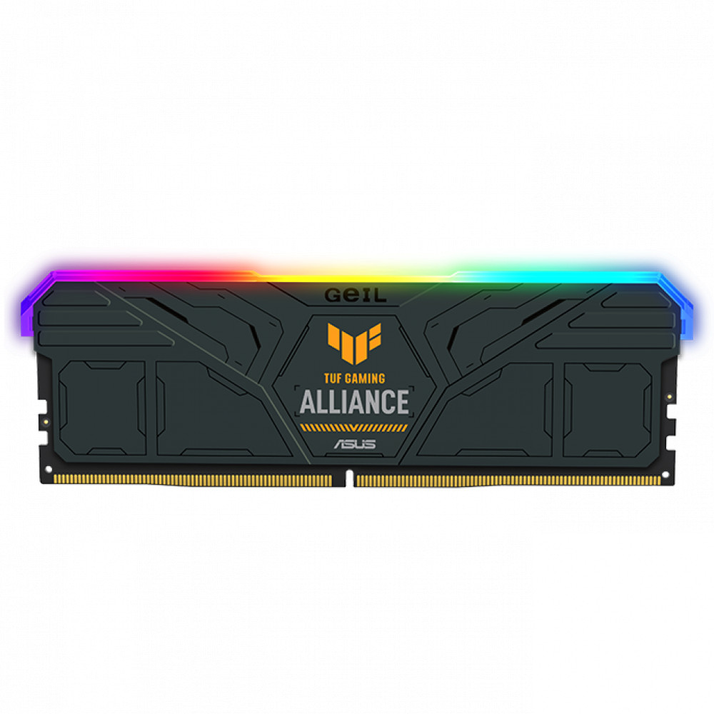 ОЗУ Geil GEMINI RGB TUF Gaming Alliance GMST532GB5200C34ADC DIMM, DDR5, 32 Гб (2 х 16 Гб), 5200 МГц — фото товара