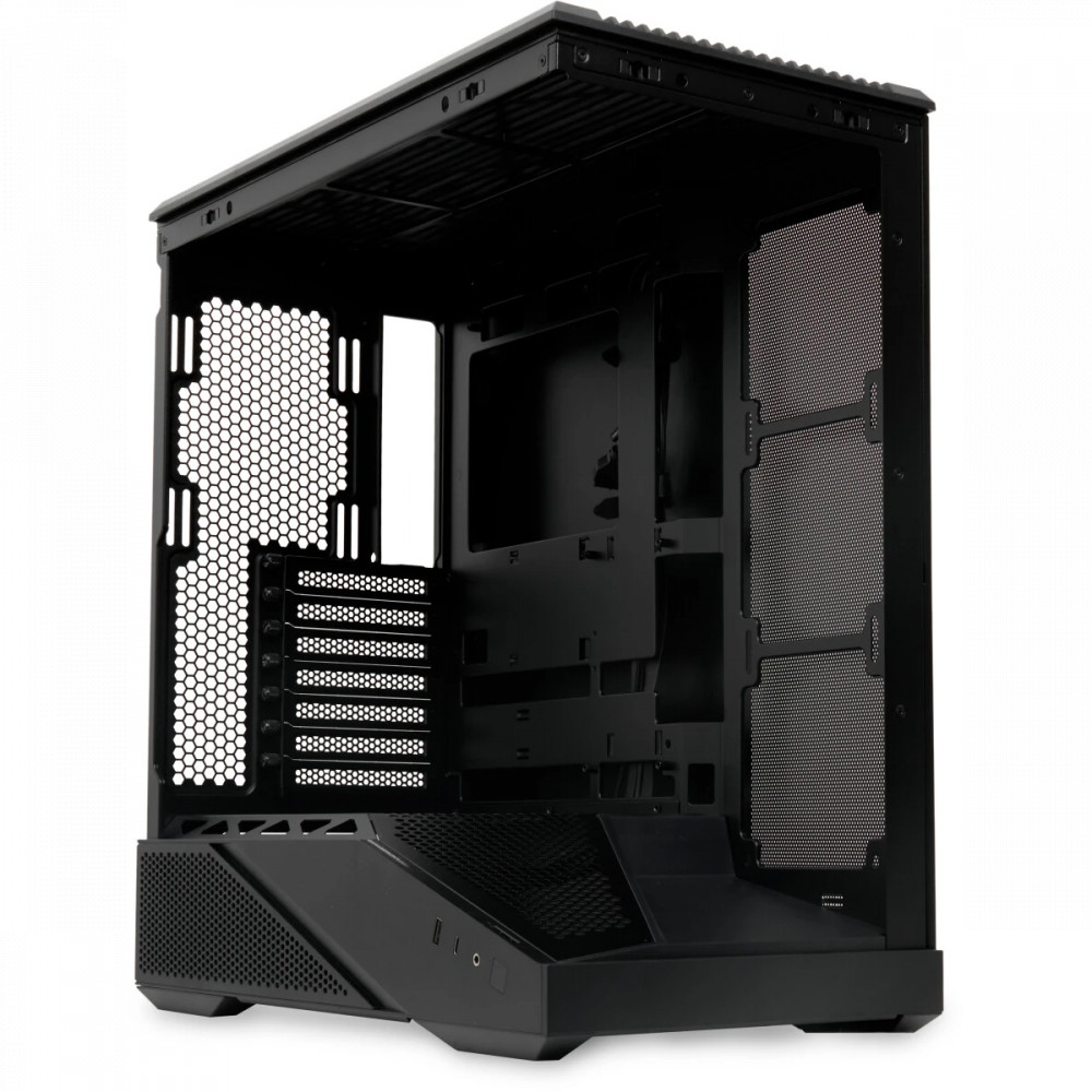 Корпус HSPD F711-TGBK Black Mid-Tower - миниатюра 3