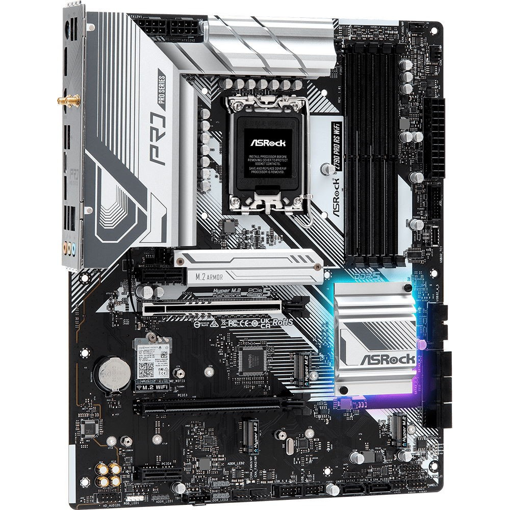 Материнская плата ASRock Z790 PRO RS WIFI ATX, LGA 1700 — фото товара