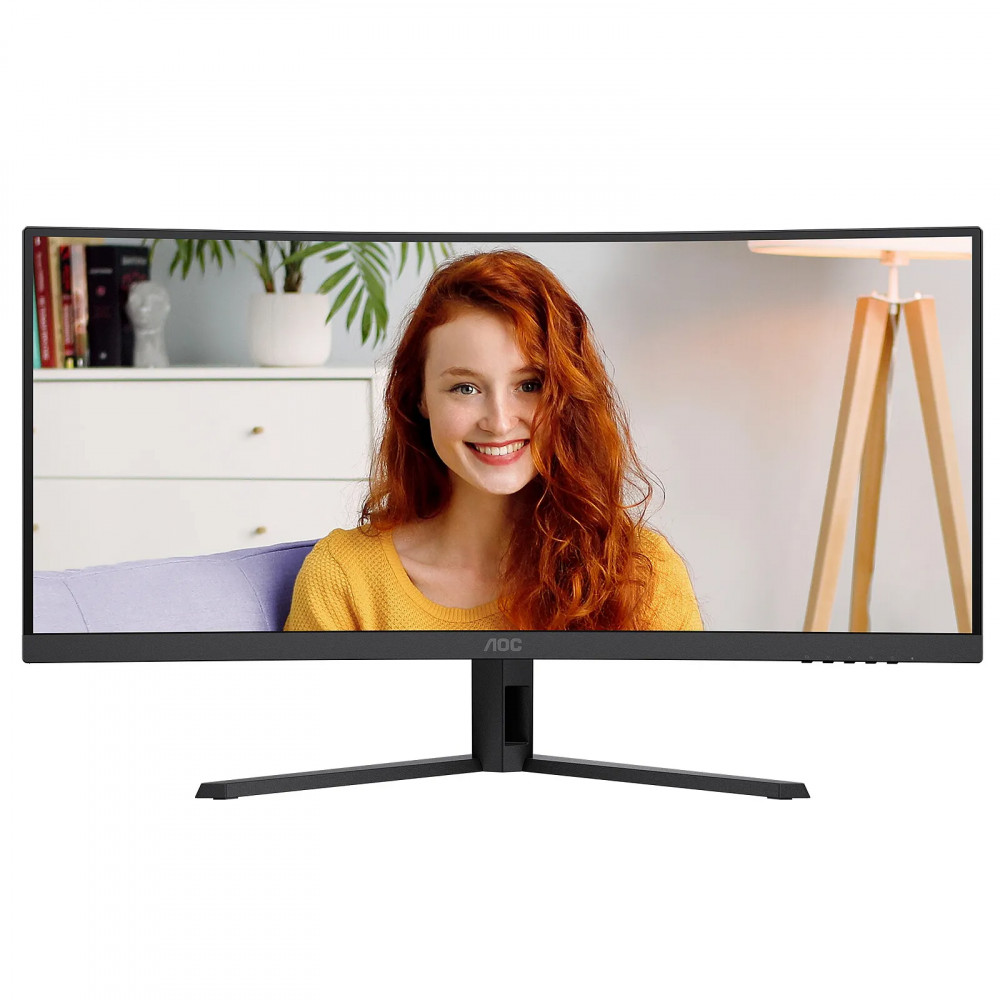 Монитор AOC CU34B3E/01 34 ", VA, Ultra-Wide QHD 3440x1440 (21:9), 120 Гц — фото товара