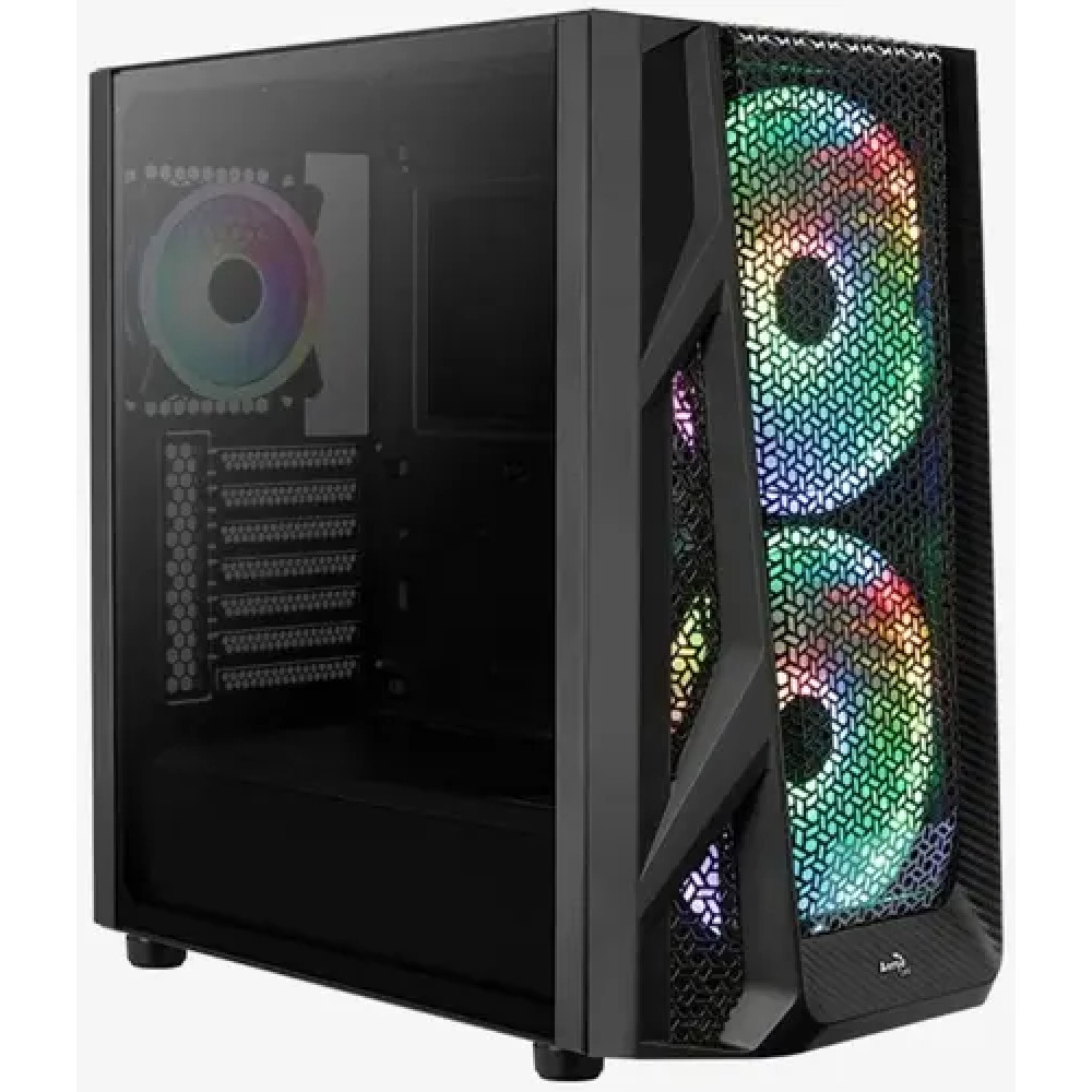 Корпус Aerocool AirHawk Duo Black Duo-G-BK-v1 Mid-Tower — фото товара