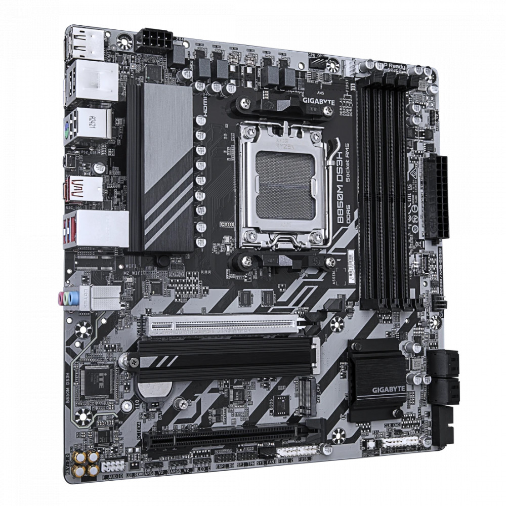 Материнская плата Gigabyte B850M DS3H Micro-ATX, AMD AM5 - миниатюра 2