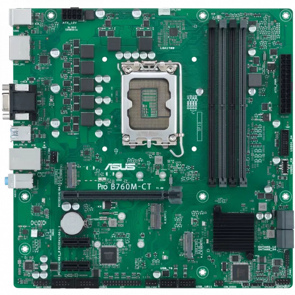 Материнская плата Asus Pro B760M-CT-CSM Micro-ATX, LGA 1700 - миниатюра 7