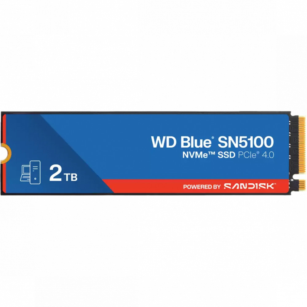 Жесткий диск Western Digital WDS200T5B0E SSD (твердотельные), 2 ТБ, M.2, PCIe - миниатюра 2